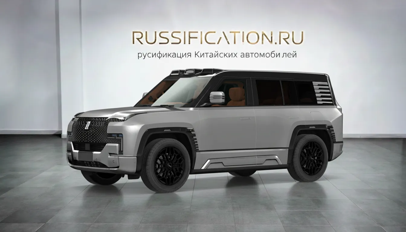 Русификация BYD Yangwang U8 в Москве - профессиональный перевод интерфейса мультимедиа на русский язык, установка Яндекс.Навигатор, YouTube, российские приложения и сервисы